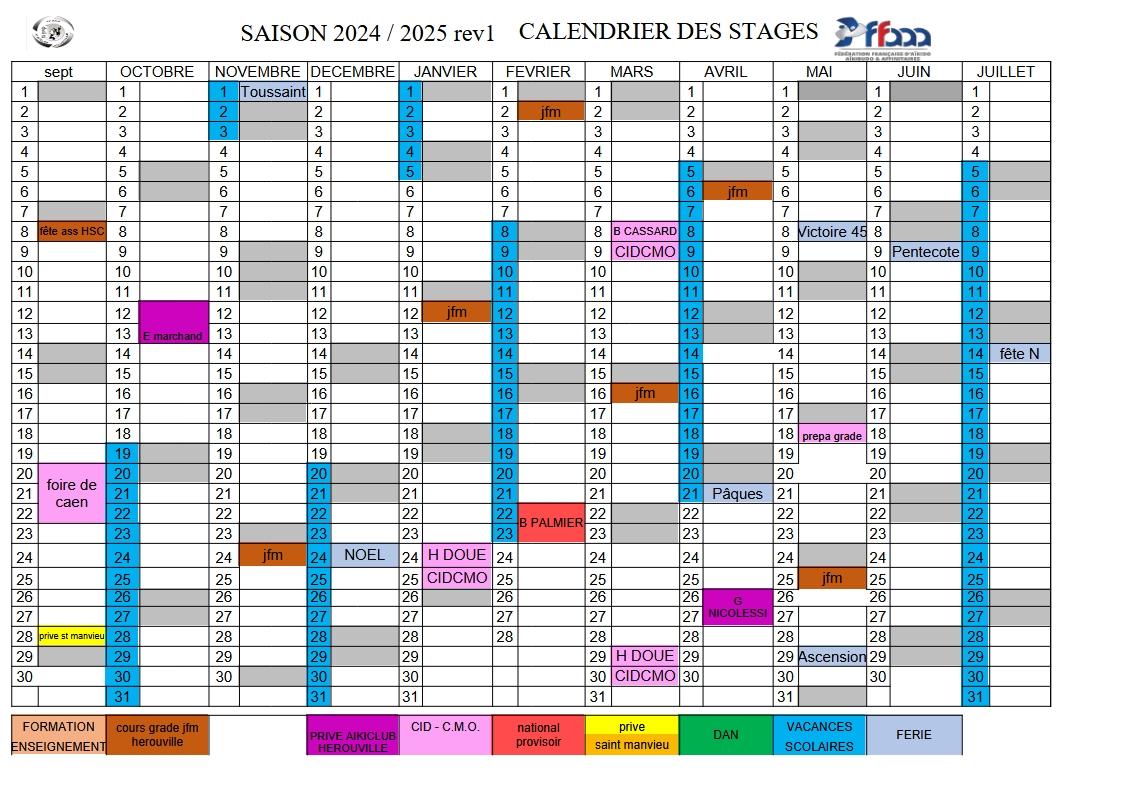 Calendrier stages 2024 2025 rev 1