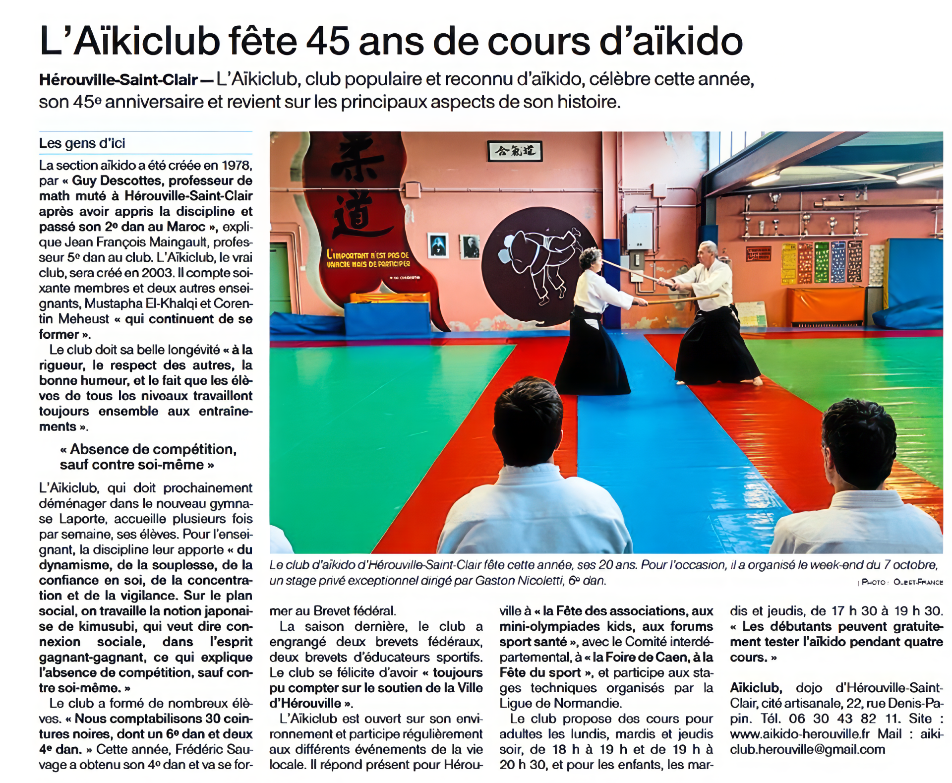 Journal ouest france caen vire samedi 21 octobre 2023