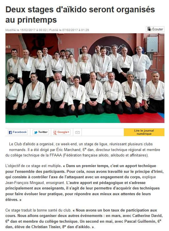Ouest france 15 02 2017